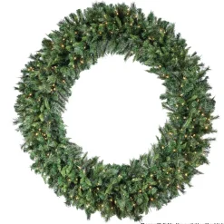 72" LED Belgium Wreath (Warm White)