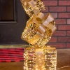 2.4' LED Giftbox Stack - 600L