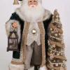 Lighted Emerald Woods Santa