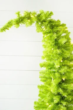 5' Lime Green Whimsical Tree with LED Lights
