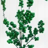 18” Metallic Dew Berry Spray - Emerald