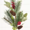 29” Mixed Pine Berry Pinecone Spray