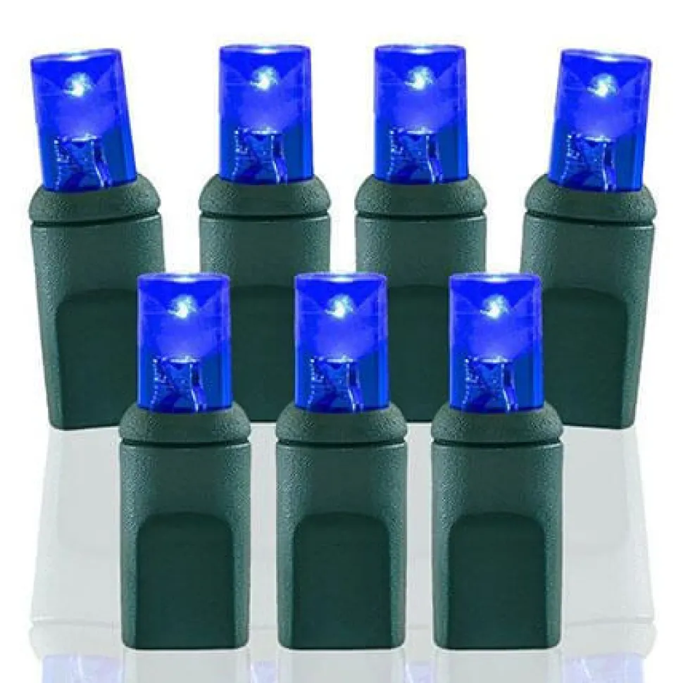 5mm Blue - 70L 4" Spacing