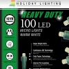 5mm Pure White 100 LED String Set