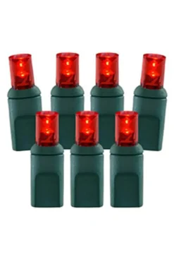5mm Red - 70L 4" Spacing