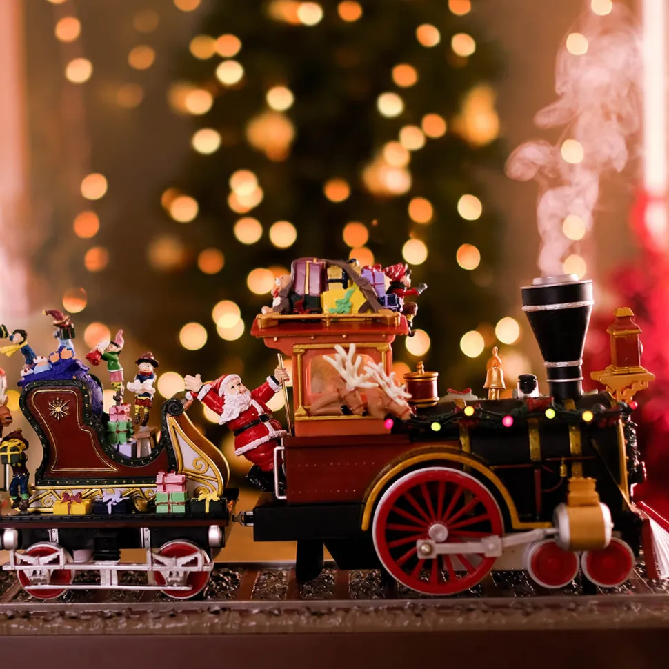 16" Mr. Christmas Animated Santa's Express Train