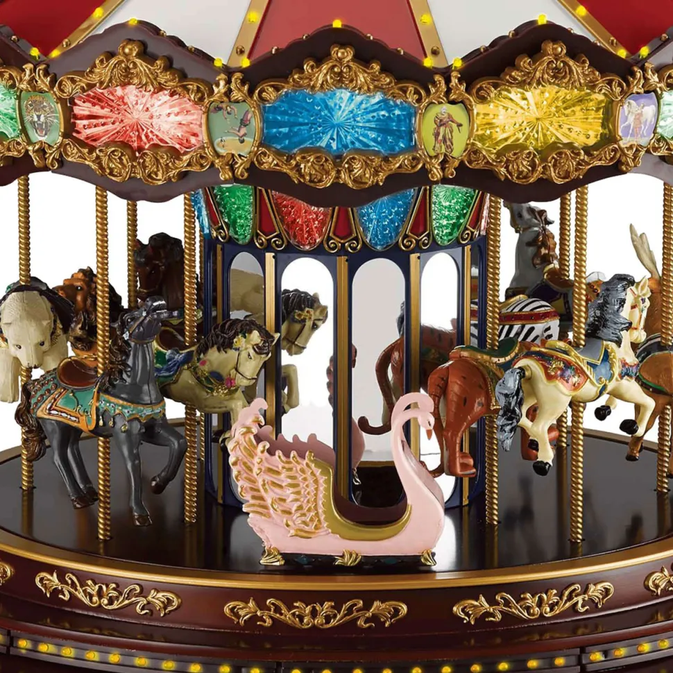 15" Mr. Christmas Marquee Deluxe Carousel