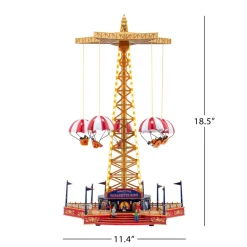18" Mr. Christmas 90th Anniversary World's Fair Parachute Ride