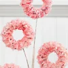 27" Pink Iced Candy Donut Spray