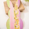 10" Pink/Lavender/Yellow/Green Pattern Rabbit