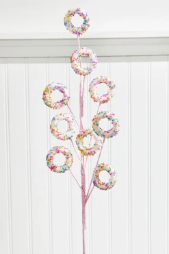 24” Pink Sprinkle Donut Spray