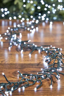 25' Platinum Elite Cluster Lights - 760L Classic White (Green Cord)
