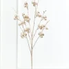 36" Platinum Glitter Crabapple Spray