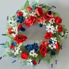 22" Poppy Berry Wreath