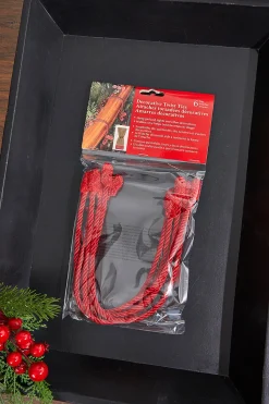 16” Red Decorative Twist Ties