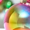 6" Red Iridescent Ball Ornament