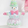 17.5" Resin Candylicious Snowman With Bowtie