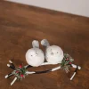 9” Resin/Metal Elegant Birds on Branch