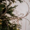 31.5” Rose Gold Wispy Pine Glitter Spray
