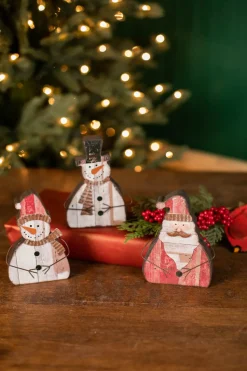 6" Santa/Snowman Decoration