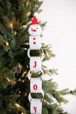 14” Santa/Snowman Metal Ornament
