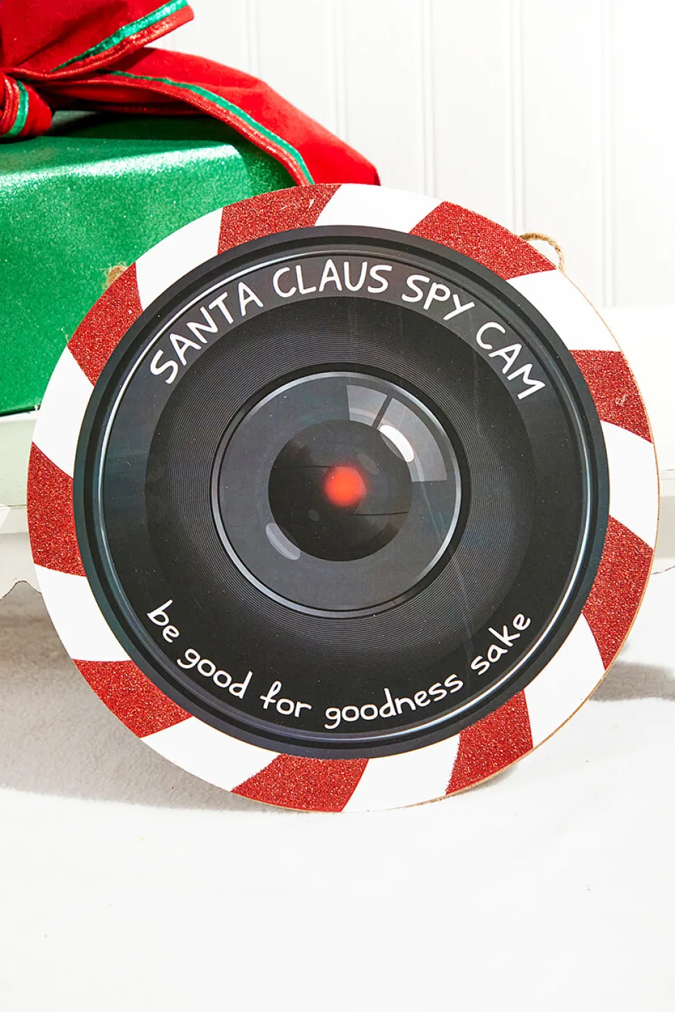 10.5" Santa Spy Cam Sign