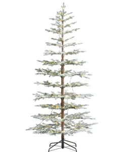 7.5' Sierra Pine Lightly Flocked Tree with 300 Warm White LED Lights