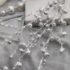 30” Silver Pomegranate Glitter Spray
