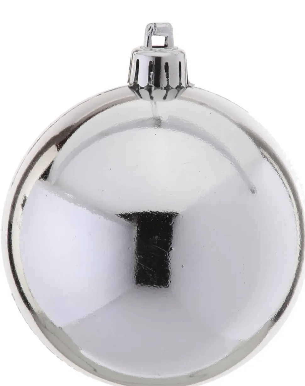 3" Silver Shiny Ball - Box of 6