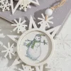 6" Snowman Plywood Ornament