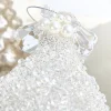 Snow Speckled Glass Ornament