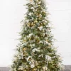 7.5' Snow Tip Aspen with 650 LED Lights