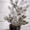 24" Snow Tree in Black Container
