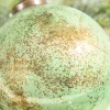 4" Spruce Antique Finished Glass Ball Ornament