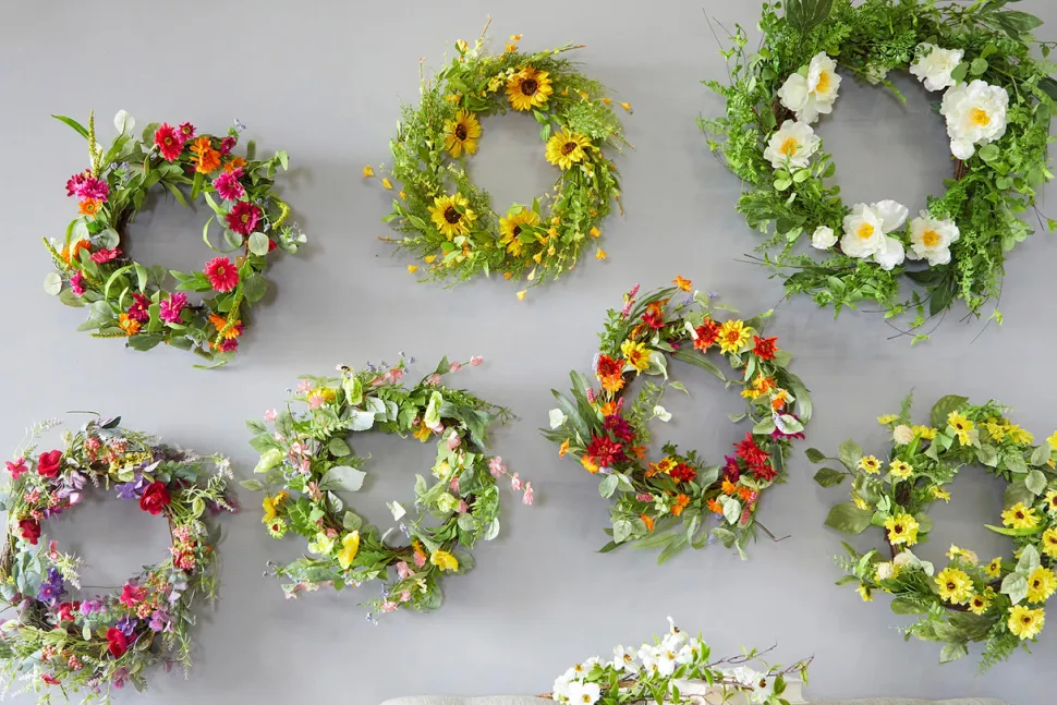 22" Sunflower Wreath