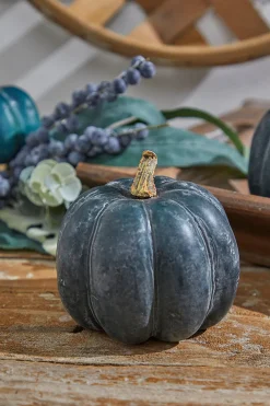 Teal Weathered Pumpkin