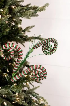 30” Tinsel Swirl Spray