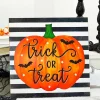 10" Trick or Treat Glitter Sign