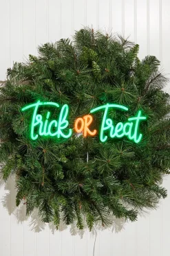 17.7" Trick Or Treat Lit Neon Sign