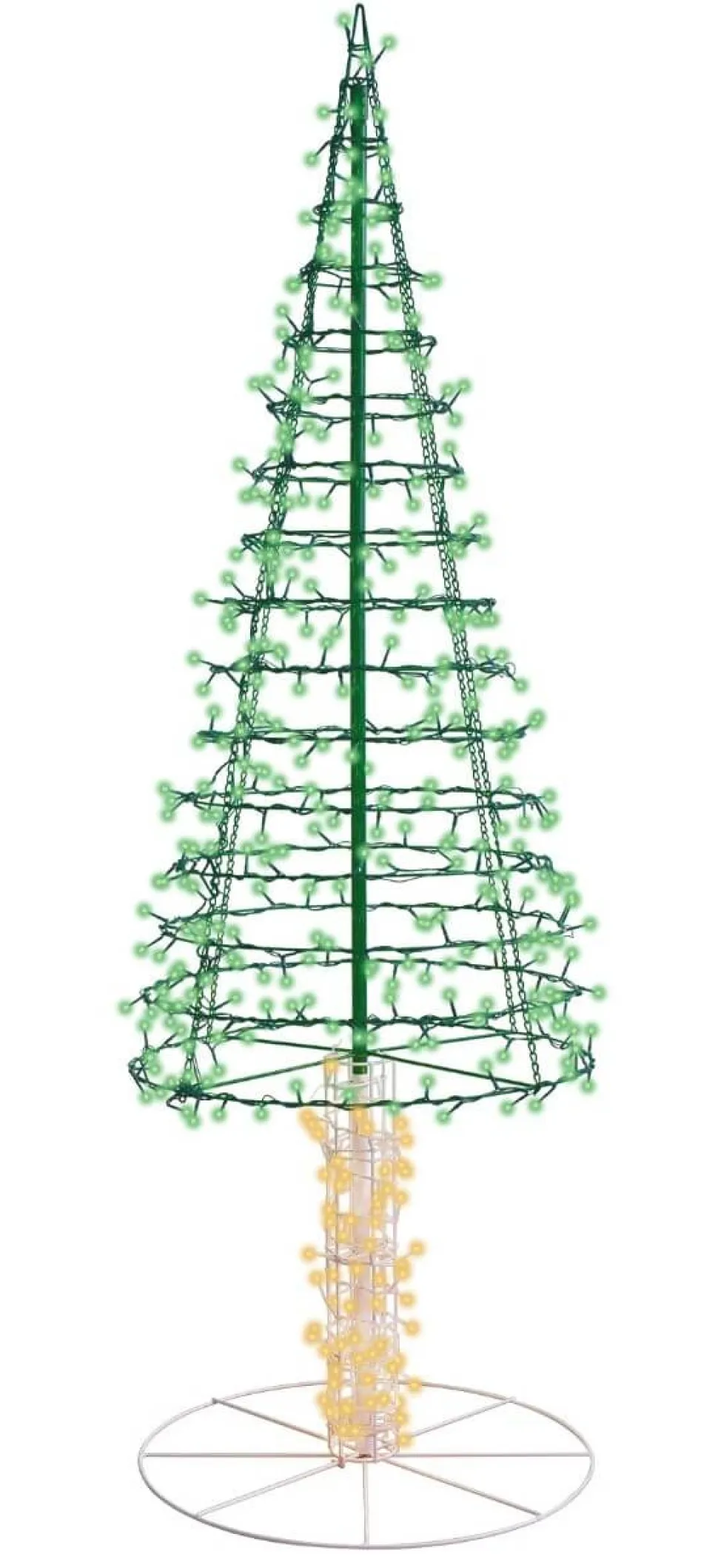 6' Twinkling Starry Alpine Tree - Green/Warm White 460 Lights