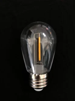 48' Warm White Suspended Patio Light Set - S14 LED Bulbs Included