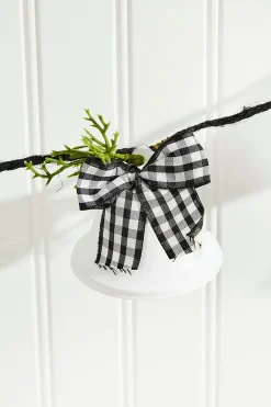 67” White Country Bell Garland