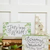 9" Wooden Christmas Sign