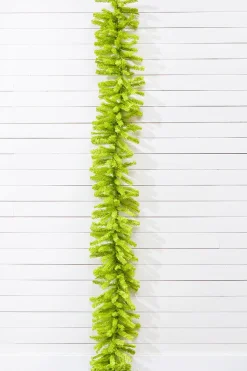 9' x 14" Lime Green Garland