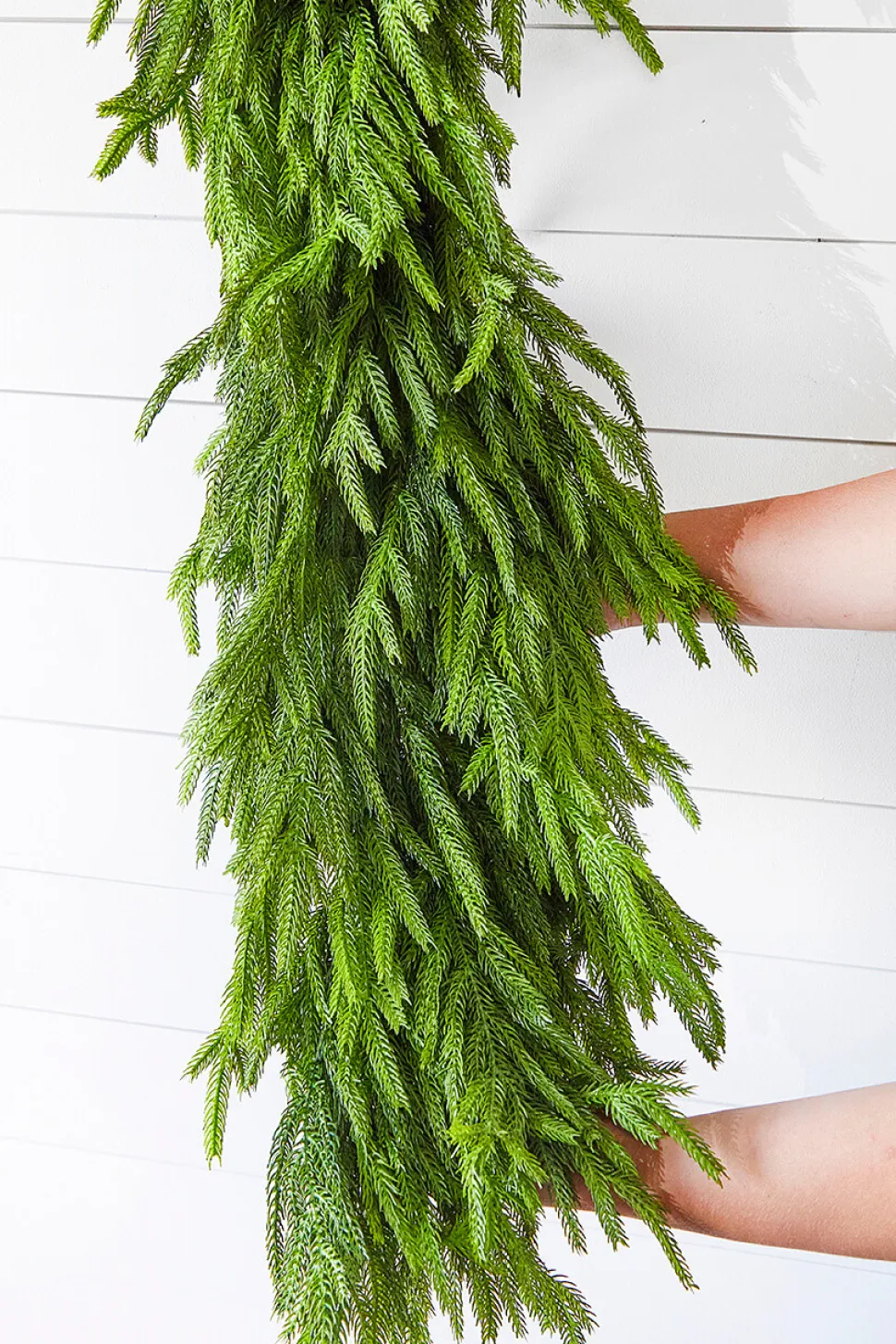 60" x 16" Real Touch Deluxe Norfolk Pine Garland