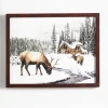 15" x 19" Woodland Scene Wood Wall Art