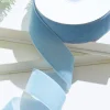 1.5" x 10 Yard Light Blue Unwired Velvet Ribbon
