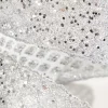 4" x 10 Yard Silver Mesh Wired Ribbon