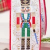 2.5" x 10 Yards Nutcracker Ribbon